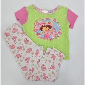 Vintage Y2K Strawberry Shortcake Pajama Set - Size 6